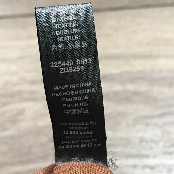 FOSSIL Explorer Crossbody Bag Orange Pebbled Leather Zip Top‎ Purse Pockets FLAW - Picture 12 of 16